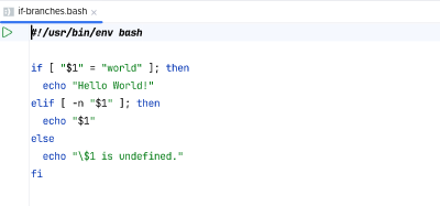 Code folding of a group command