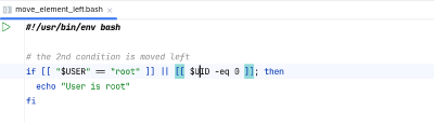 Changing the order of two test expressions