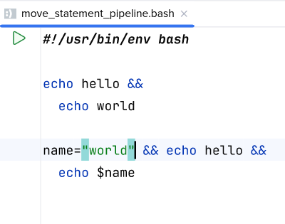 Changing the order of two pipeline commands