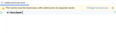 File name inspection