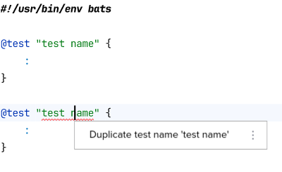 Duplicate bats-core test