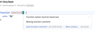 Function name style