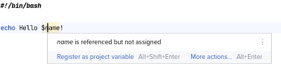 Unresolved variable