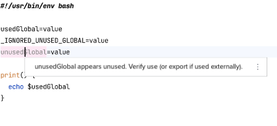 Unused global variable