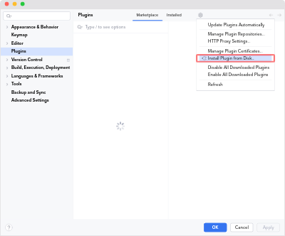 Manuelle Installation von BashSupport Pro