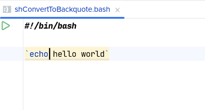 After 'Convert to legacy `...` notation'