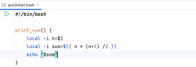 Function to print the sum of 1+2+...+n