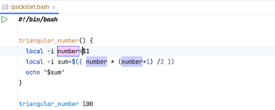 Renaming a shell script variable