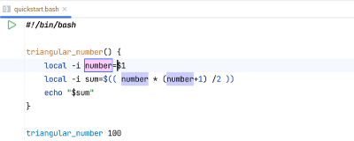 Renaming a shell script variable